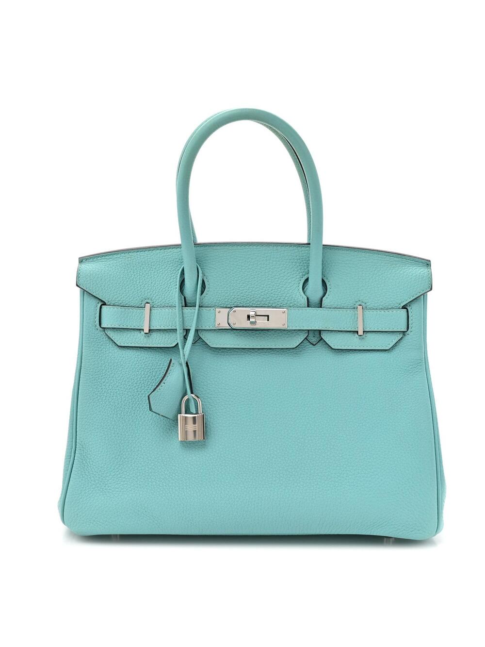 Hermes Togo Birkin 30 Bleu Atoll #313409H16B